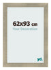 Cadre Photo 62x93cm Or Vintage MDF Pisa De Face Mesure | Yourdecoration.fr