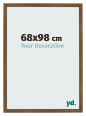 Cadre Photo 68x98 cm Chene Rustique MDF Bologna De Face Mesure | Yourdecoration.fr