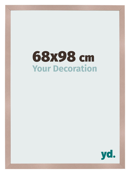 Cadre Photo 68x98 cm Rose Ancien MDF Bologna De Face Mesure | Yourdecoration.fr