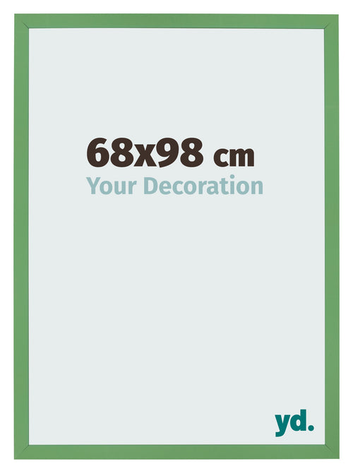 Cadre Photo 68x98 cm Vert MDF Bologna De Face Mesure | Yourdecoration.fr