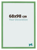 Cadre Photo 68x98 cm Vert MDF Bologna De Face Mesure | Yourdecoration.fr