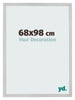 Cadre Photo 68x98cm Acier Inoxydable MDF Bologna De Face Mesure | Yourdecoration.fr
