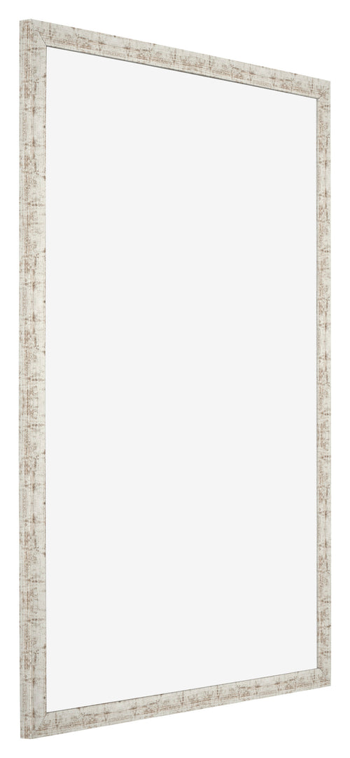 Cadre Photo 68x98cm Blanc Vintage MDF Bologna De Face Oblique | Yourdecoration.fr