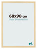 Cadre Photo 68x98cm Hêtre Décor MDF Bologna De Face Mesure | Yourdecoration.fr