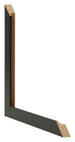 Cadre Photo 68x98cm Noir Mat MDF Bologna Detail Intersection | Yourdecoration.fr
