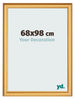Cadre Photo 68x98cm Or Mat MDF Lazio De Face Mesure | Yourdecoration.fr