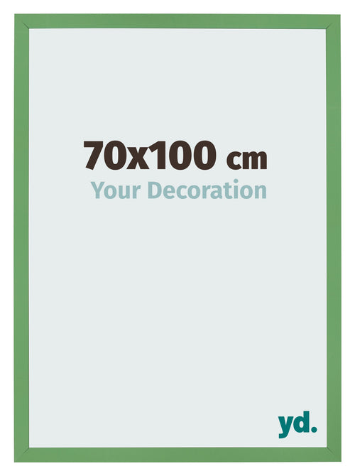 Cadre Photo 70x100 cm Vert MDF Bologna De Face Mesure | Yourdecoration.fr