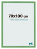 Cadre Photo 70x100 cm Vert MDF Bologna De Face Mesure | Yourdecoration.fr