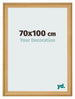 Cadre Photo 70x100cm De Pin Grain de Bois MDF Lazio De Face Mesure | Yourdecoration.fr