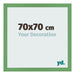 Cadre Photo 70x70 cm Vert MDF Bologna De Face Mesure | Yourdecoration.fr