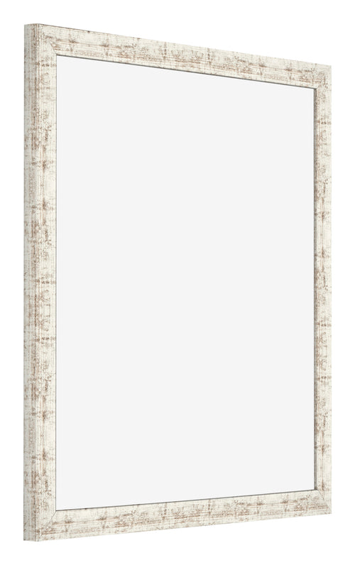 Cadre Photo 70x70cm Blanc Vintage MDF Bologna De Face Oblique | Yourdecoration.fr
