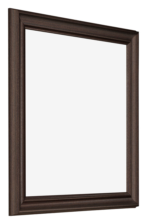 Cadre Photo 70x70cm Chene Fonce MDF Lazio De Face Oblique | Yourdecoration.fr