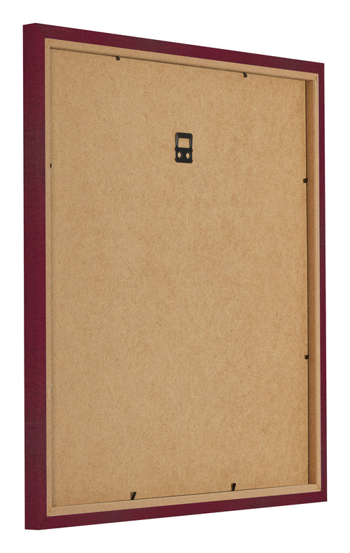 Cadre Photo 70x70cm Vin Rouge Patine MDF Bologna Arriere Oblique | Yourdecoration.fr