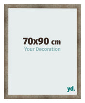 Cadre Photo 70x90 cm Metal Vintage MDF Bologna De Face Mesure | Yourdecoration.fr