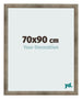 Cadre Photo 70x90 cm Metal Vintage MDF Bologna De Face Mesure | Yourdecoration.fr