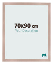 Cadre Photo 70x90 cm Rose Ancien MDF Bologna De Face Mesure | Yourdecoration.fr
