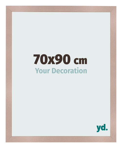 Cadre Photo 70x90 cm Rose Ancien MDF Bologna De Face Mesure | Yourdecoration.fr