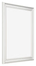 Cadre Photo 70x90cm Blanc Patine MDF Lazio De Face Oblique | Yourdecoration.fr