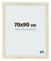 Cadre Photo 70x90cm Chene Sonoma MDF Pisa De Face Mesure | Yourdecoration.fr