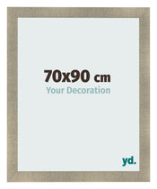 Cadre Photo 70x90cm Or Vintage MDF Pisa De Face Mesure | Yourdecoration.fr