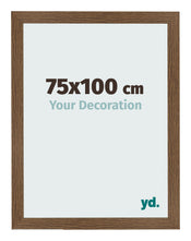 Cadre Photo 75x100 cm Chene Rustique MDF Bologna De Face Mesure | Yourdecoration.fr