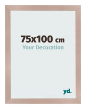 Cadre Photo 75x100 cm Rose Ancien MDF Bologna De Face Mesure | Yourdecoration.fr