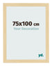 Cadre Photo 75x100cm Hêtre Décor MDF Bologna De Face Mesure | Yourdecoration.fr