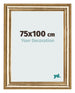 Cadre Photo 75x100cm Or Antique MDF Lazio De Face Mesure | Yourdecoration.fr