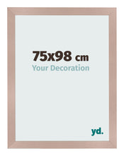 Cadre Photo 75x98 cm Rose Ancien MDF Bologna De Face Mesure | Yourdecoration.fr