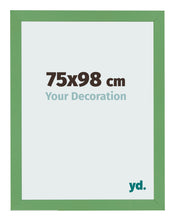 Cadre Photo 75x98 cm Vert MDF Bologna De Face Mesure | Yourdecoration.fr