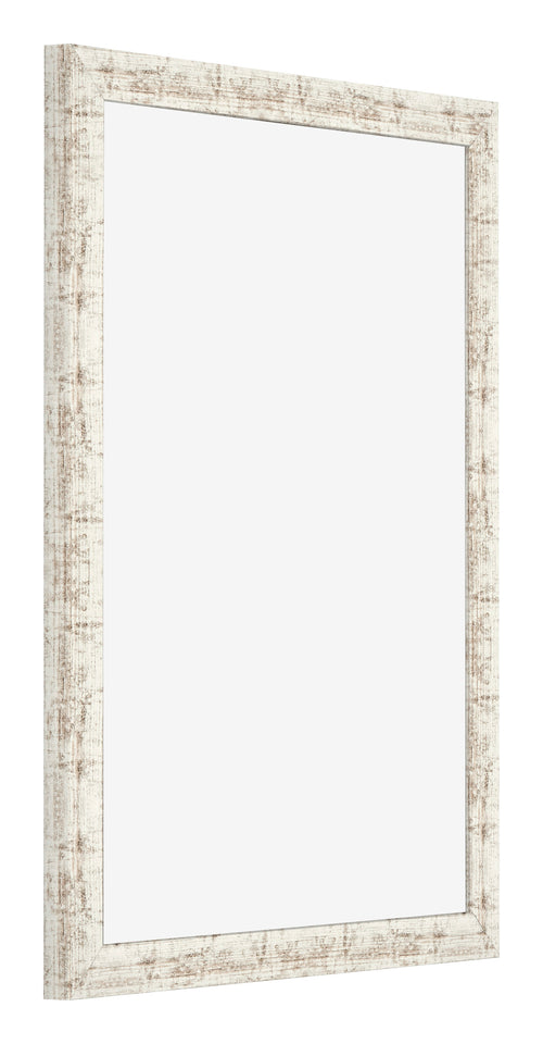 Cadre Photo 75x98cm Blanc Vintage MDF Bologna De Face Oblique | Yourdecoration.fr