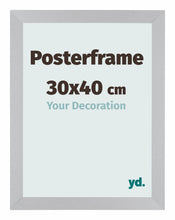 Cadre de affiche 30x40cm Argent MDF Parma Mesure | Yourdecoration.fr