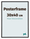 Cadre de affiche 30x40cm Noir Mat Plastique Paris Mesure | Yourdecoration.fr