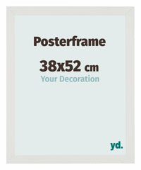 Cadre de affiche 38x52cm Blanc Mat MDF Parma Mesure | Yourdecoration.fr