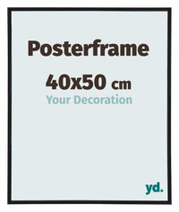 Cadre de affiche 40x50cm Noir Mat Plastique Paris Mesure | Yourdecoration.fr