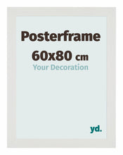 Cadre de affiche 60x80cm Blanc Mat MDF Parma Mesure | Yourdecoration.fr