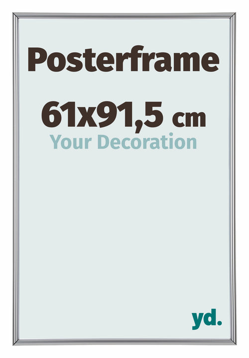 Cadre de affiche 61x91,5cm Argent Plastique Paris Mesure | Yourdecoration.fr