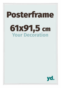 Cadre de affiche 61x91,5cm Blanc Haute Brillance Plastique Paris Mesure | Yourdecoration.fr