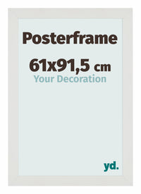 Cadre de affiche 61x91,5cm Blanc Mat MDF Parma Mesure | Yourdecoration.fr