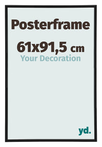 Cadre de affiche 61x91,5cm Noir Plastique Paris Mesure | Yourdecoration.fr
