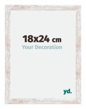 Catania MDF Cadre Photo 18x24cm White Wash Mesure| Yourdecoration.fr