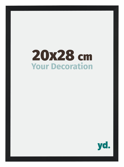 Catania MDF Cadre Photo 20x28cm Noir Mesure| Yourdecoration.fr