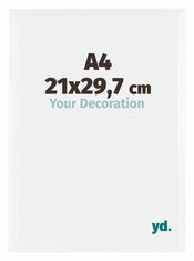 Catania MDF Cadre Photo 21x29 7cm A4 Blanc Mesure| Yourdecoration.fr