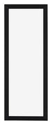 Catania MDF Cadre Photo 25x75cm Noir De Face | Yourdecoration.fr
