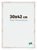 Catania MDF Cadre Photo 30x42cm White Wash Mesure| Yourdecoration.fr