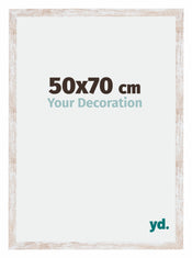 Catania MDF Cadre Photo 50x70cm White Wash Mesure| Yourdecoration.fr