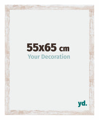 Catania MDF Cadre Photo 55x65cm White Wash Mesure| Yourdecoration.fr