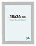 Como MDF Cadre Photo 18x24cm Blanc Brillant De Face Mesure | Yourdecoration.fr