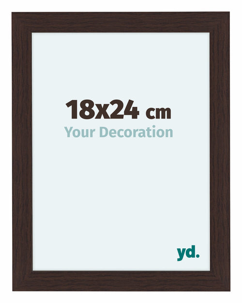 Como MDF Cadre Photo 18x24cm Chene Fonce De Face Mesure | Yourdecoration.fr