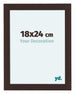 Como MDF Cadre Photo 18x24cm Chene Fonce De Face Mesure | Yourdecoration.fr
